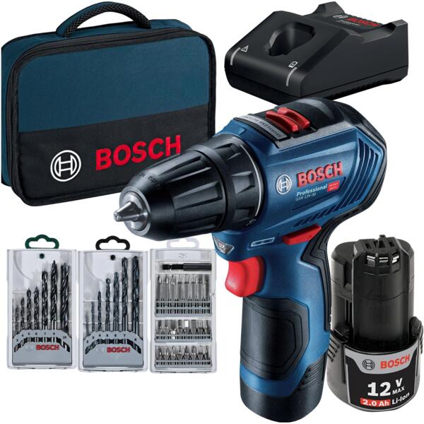 

Шуруповерт-дрель Bosch GSR 12V-30 (0.601.9G9.001S) повреждена упаковка