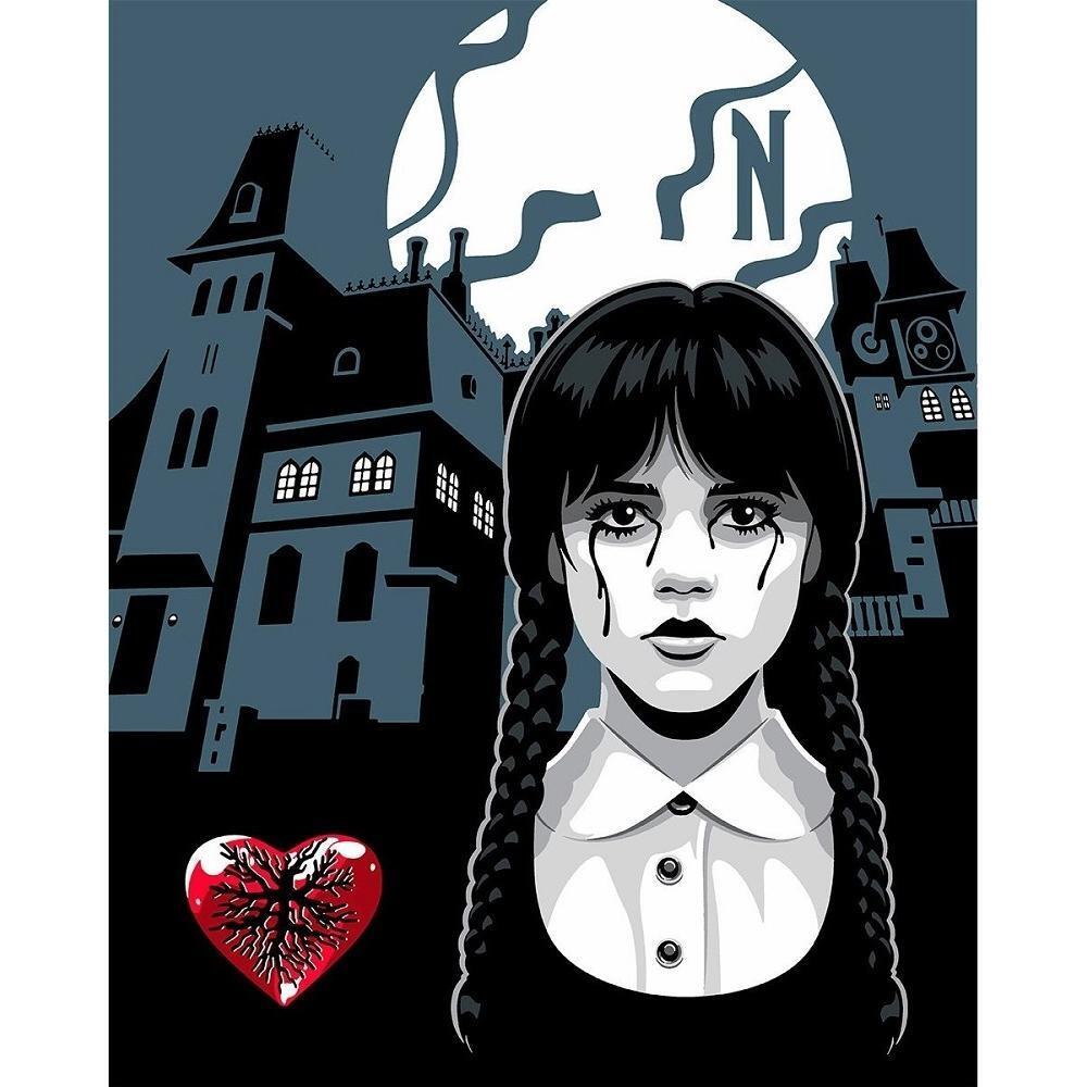 Картина по номерам Santi Wednesday. Nevermore Academy, 40*50 см (955059) фото 1