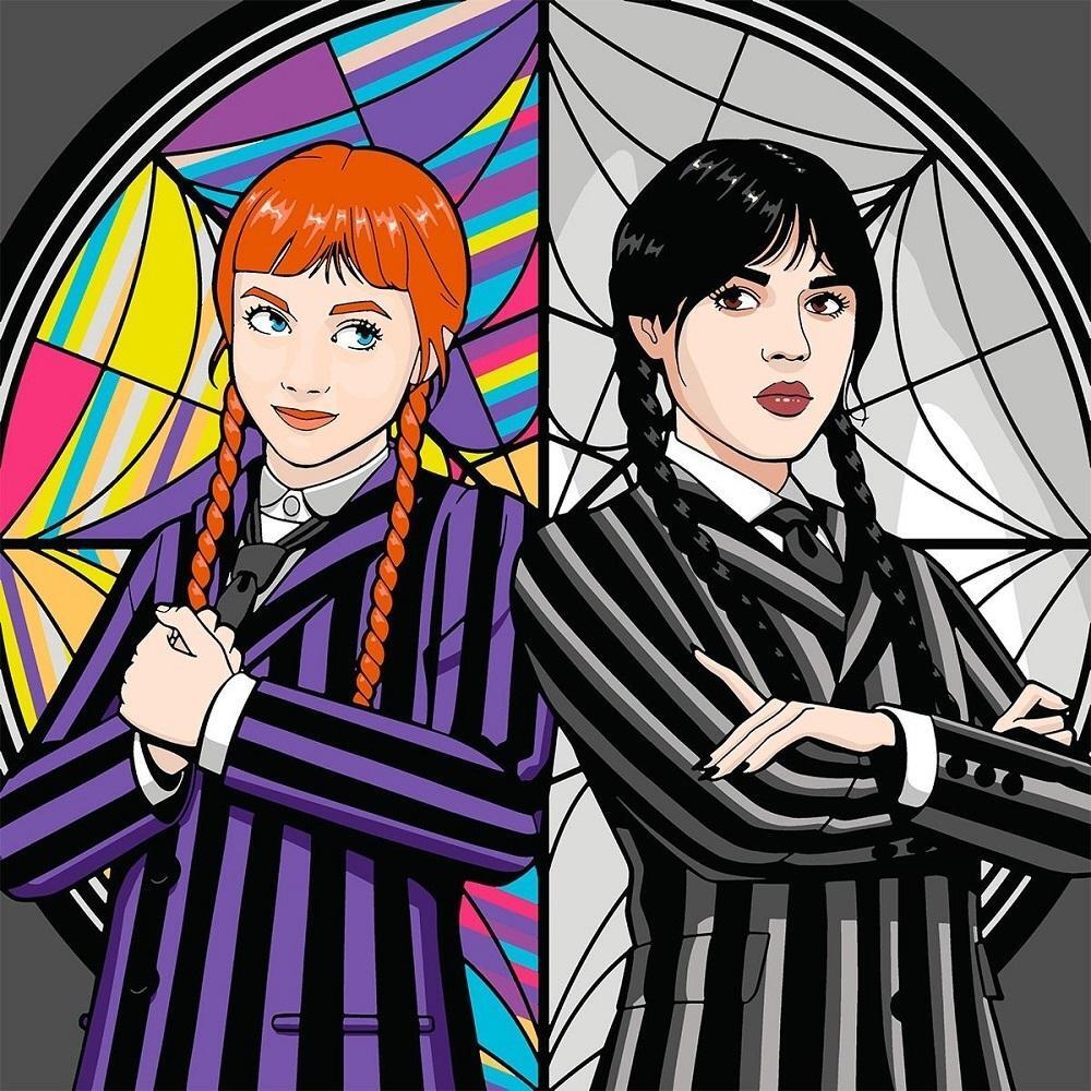 Картина по номерам Santi Wednesday. The Obsessive Divina, 40*40 см (954415) фото 1