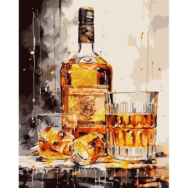 

Картина по номерам Santi Виски со льдом, 40*50см, поталь (955282)