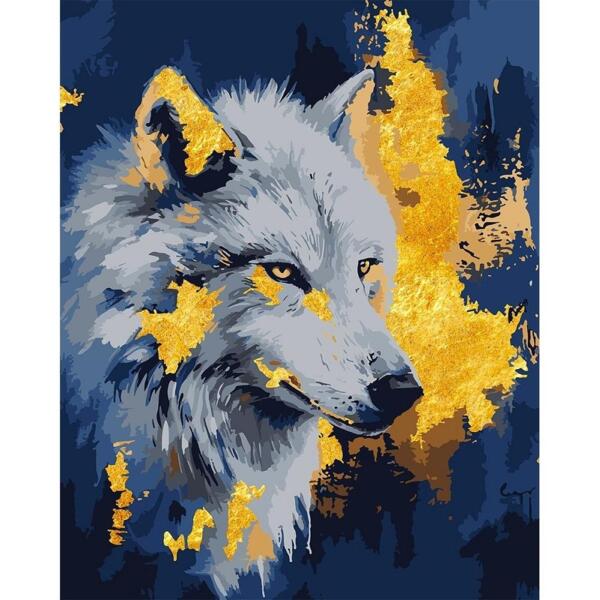 

Картина по номерам Santi Волк, 40*50см, поталь (955372)