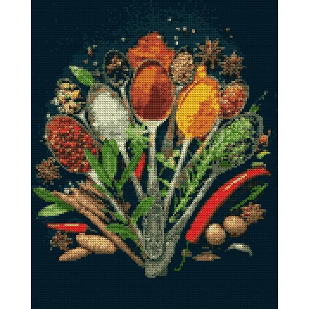 Алмазна мозаїка Santi Смак спецій, 40*50см на підрамнику (954718)фото1