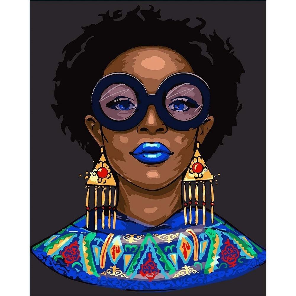 Картина по номерам Santi Экзотическая красавица 40*50 см метал. краски (954733) фото 1