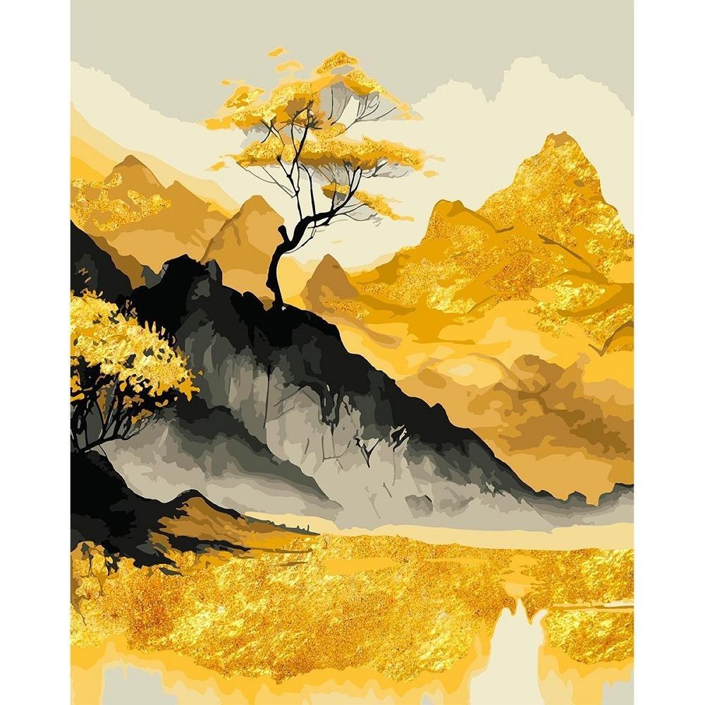 Картина за номерами Santi Золоті гори, 40*50см, поталь (955289)фото1