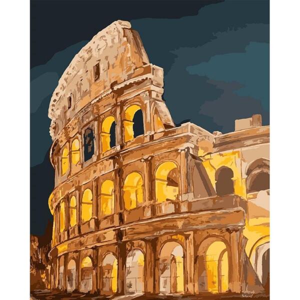 

Картина по номерам Santi Колизей, 40*50см, LED подсветка (955073)