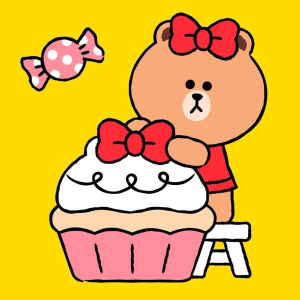 

Картина по номерам Santi Лайн Френдс. Чоко и сладкий мафин , 25*25см (955036)