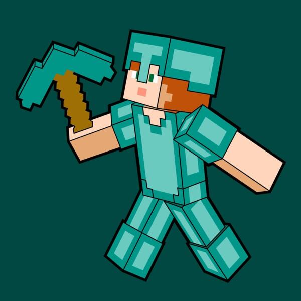 

Картина по номерам Santi Майнкрафт. Алекс в алмазной броне, 25*25см, цветной холст (955027)