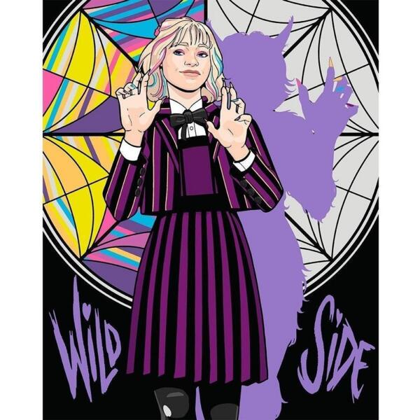 

Картина по номерам Santi Wednesday. Enid Sinclair werewolf, 40*50см (955361)