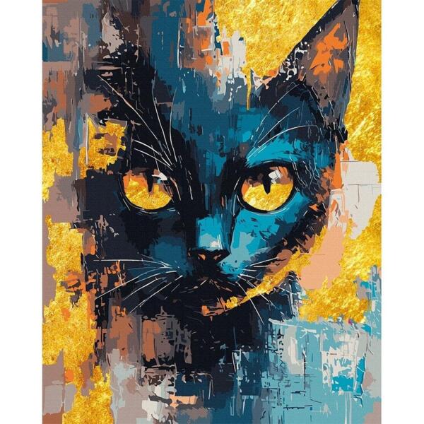 

Картина по номерам Santi Мистический кот, 40*50см, поталь (955259)