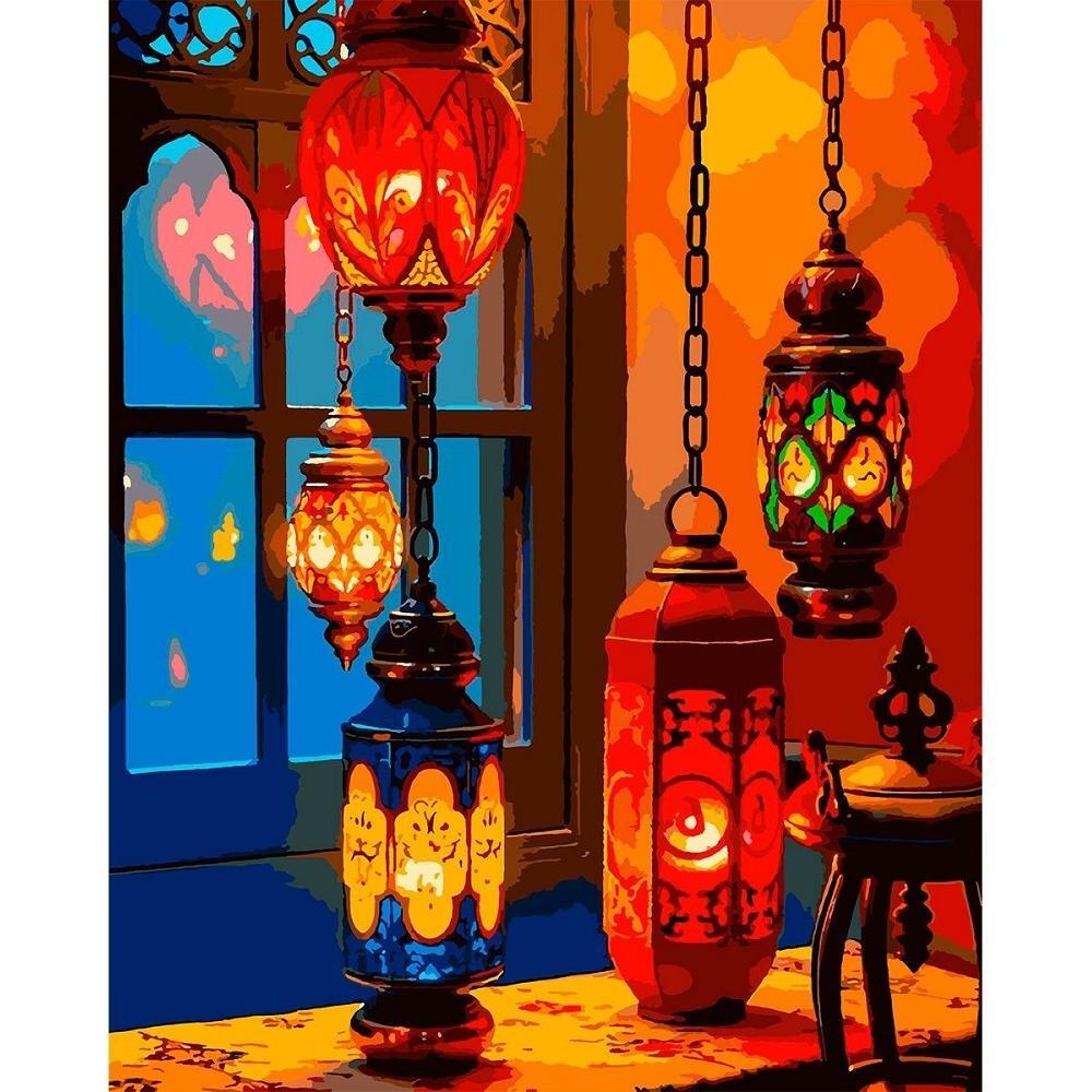 Картина за номерами Santi Мозаїка зі світла, 40*50см, LED підсвітка (955087)фото1