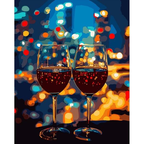 

Картина по номерам Santi Ночное свидание, 40*50см, LED подсветка (955085)