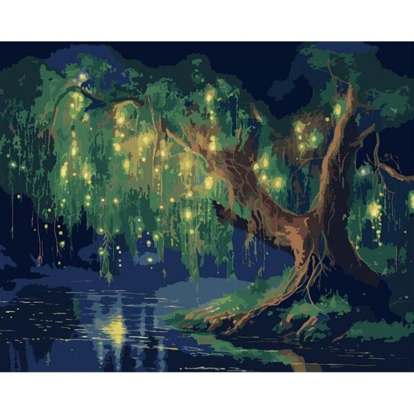 

Картина по номерам Santi Таинственное дерево, 40*50см, LED подсветка (955076)
