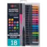 Набір акварельних маркерів Santi Brush Pen 18 кольорів, двосторонні (390999)