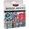 Набір маркерів Santi sketch, 18 шт/уп (390527)