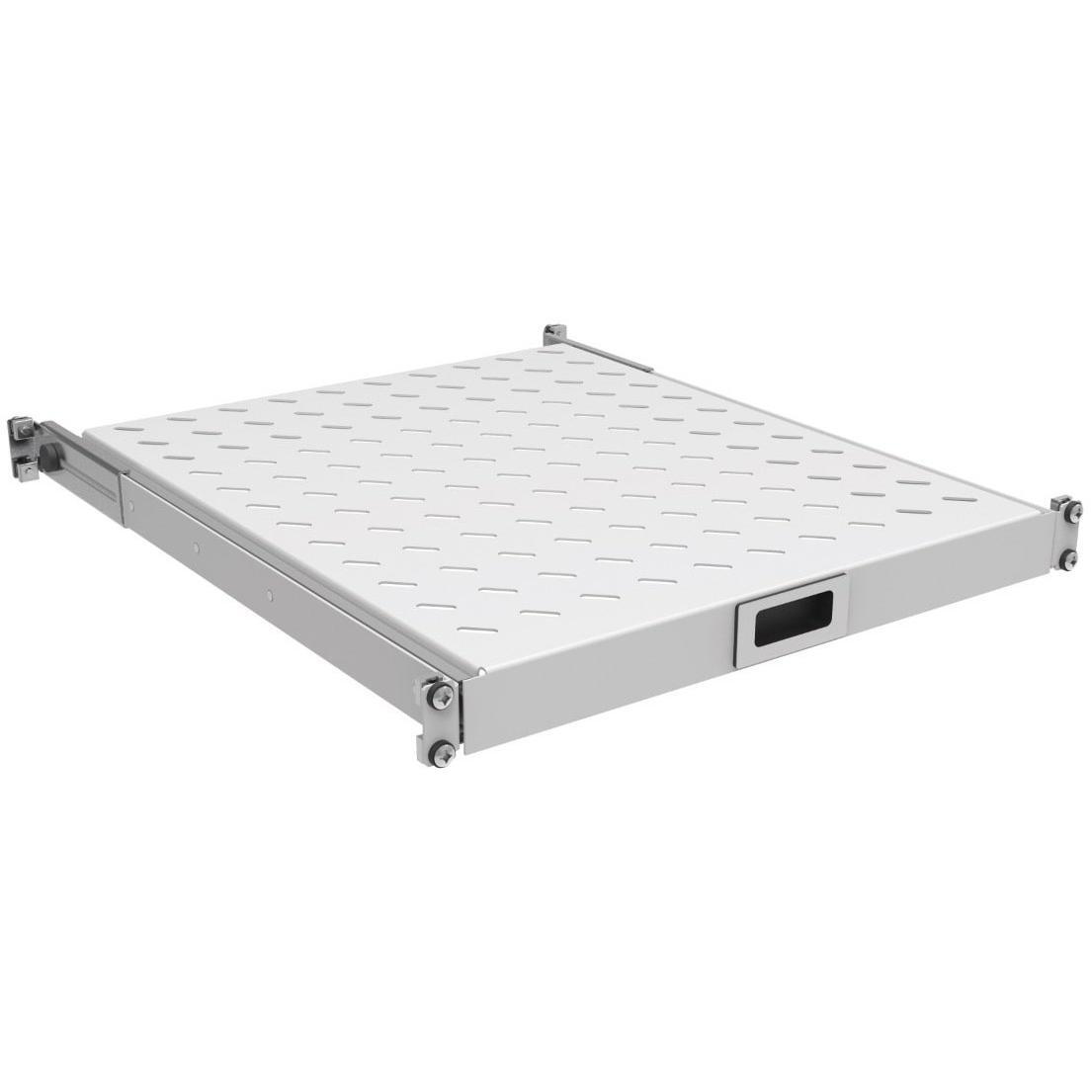 Полиця ZPAS 19" 1U висувна глибиною 450-550 мм сіра (W-5841-25-02-450-011)фото1