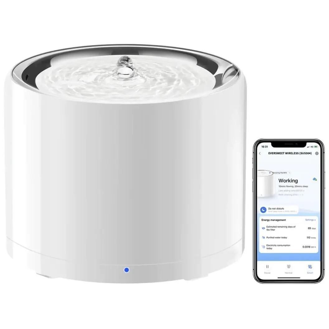 Поїлка Petkit Eversweet 3 Pro Water Fountain Whiteфото1