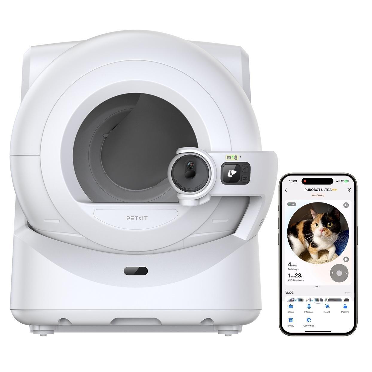 Смарт-лоток Petkit Purobot Ultra with Cam Self-Clean фото 1