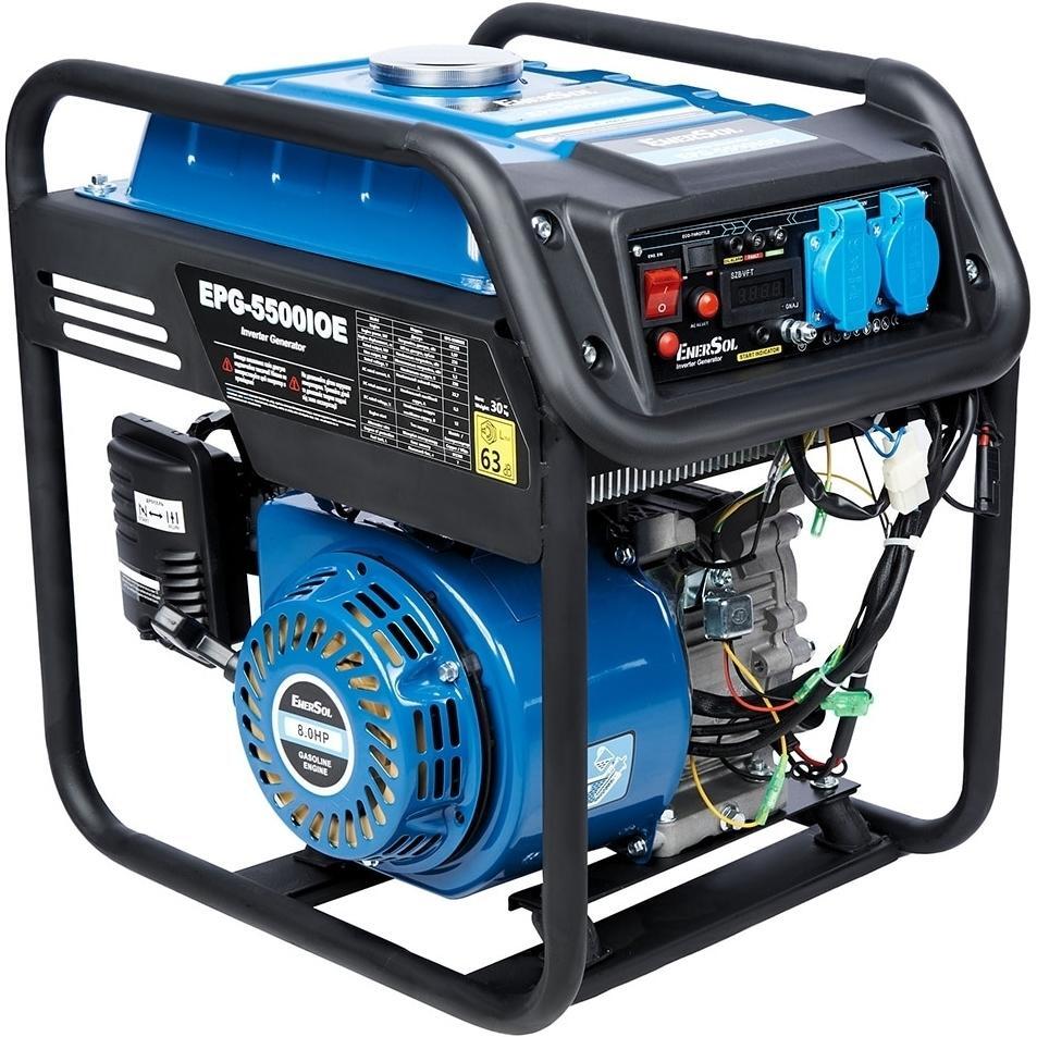 Генератор инверторный бензиновый EnerSol EPG-5500IOE 230В 5/5.5кВт (EPG-5500IOE) фото 1