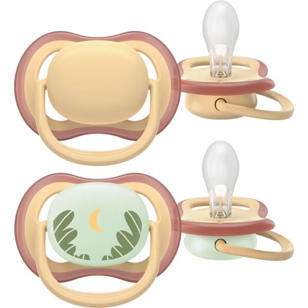 

Пустышка Philips Avent Ultra Air, 0-6 мес., 2 шт, унисекс. (SCF087/09)