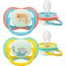 Пустышка Philips Avent Ultra Air, Ночная 18+ мес., унисекс, 2 шт. (SCF376/32)