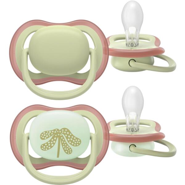 

Пустышка Philips Avent Ultra Air, 6-18 мес., 2 шт, унисекс (SCF087/18)