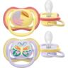 Пустышка Philips Avent Ultra Air, 0-6 мес., 2 шт, для девочек (SCF087/04)
