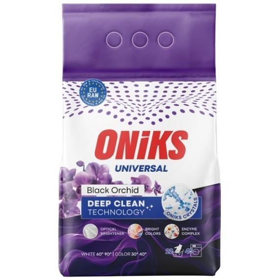 Пральний порошок безфосфатний Oniks Universal Black Orchid 2.25 кгфото1