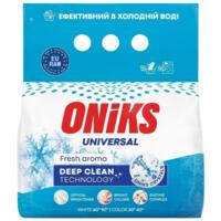 Пральний порошок безфосфатний Oniks Universal Fresh aroma 1200 г