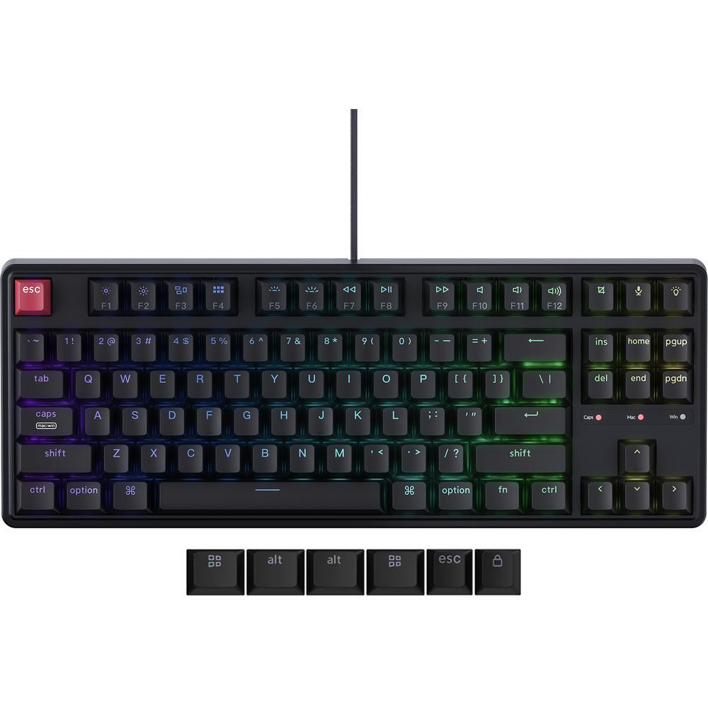 Клавіатура Keychron C3 Pro USB-A EN/UKR Black (C3P-H1-UA)фото1