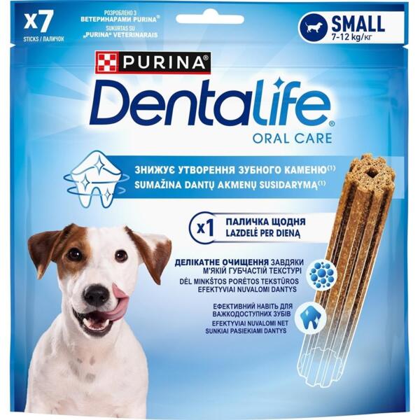 

Лакомства для взрослых собак мелких пород Purina Dentalife Small для здоровья зубов и десен 115 г