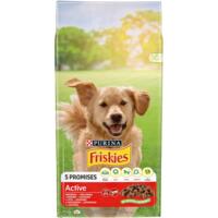 Сухий корм для дорослих собак з підвищеною активністю Purina Friskies Active з яловичиною 15 кг