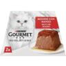 Вологий корм для дорослих котів Gourmet Revelations Мус з яловичиною та підливкою 2*57 г