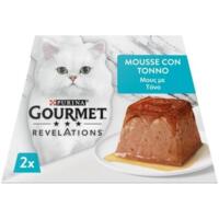Влажный корм для взрослых кошек Gourmet Revelations Мусс с тунцом и подливкой 2*57 г