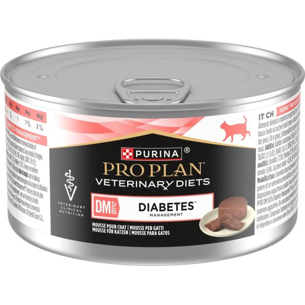 

Влажный корм для взрослых кошек Purina Pro Plan Diabetes Management для регулирования поступления глюкозы 195 г