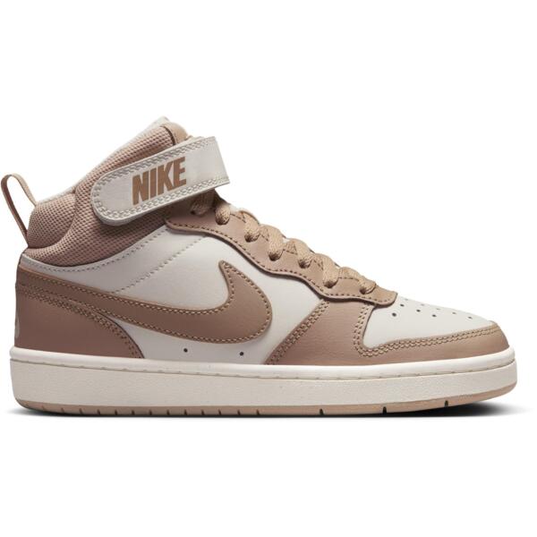 

Кеды подрастковые Nike Court Borough Mid 2 (Gs) CD7782-125 39 (6.5Y US) бежевые