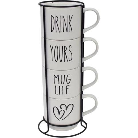 Набор чашек на подставке ARDESTO, 4шт., 320мл (AR3095S) фото 1