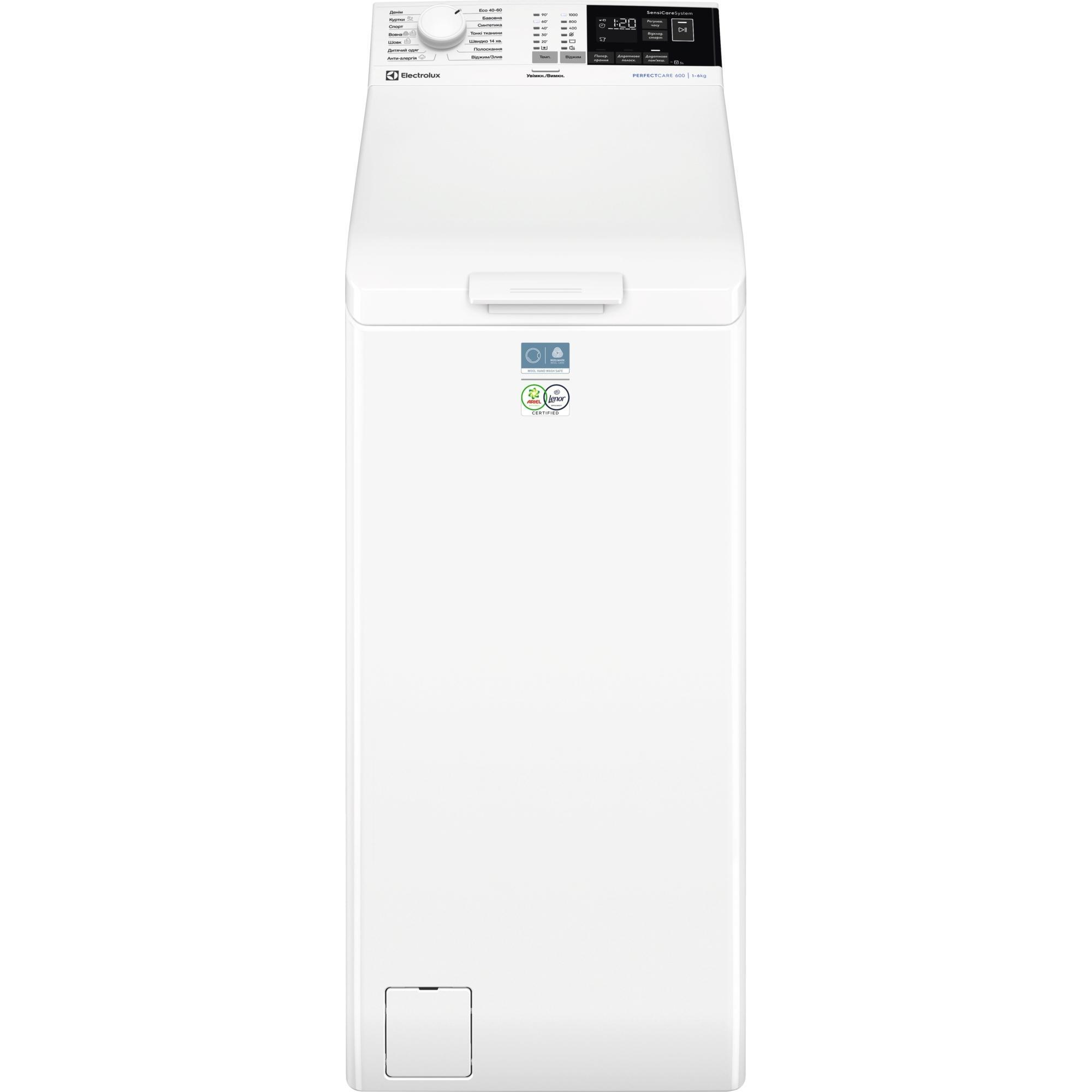 Вертикальна пральна машина Electrolux EW6T406Uфото1
