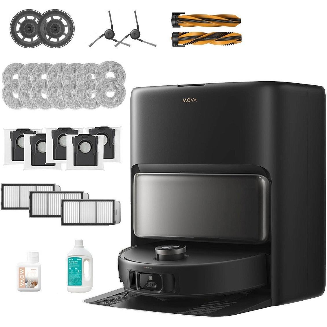 Робот-пылесос Mova V50 Ultra Complete Black EUA (RLV72LE-1-bl) фото 1