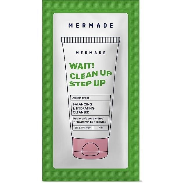 Балансуючий гель для вмивання обличчя Mermade BioDtox & Hyaluronic Acid 5 млфото1