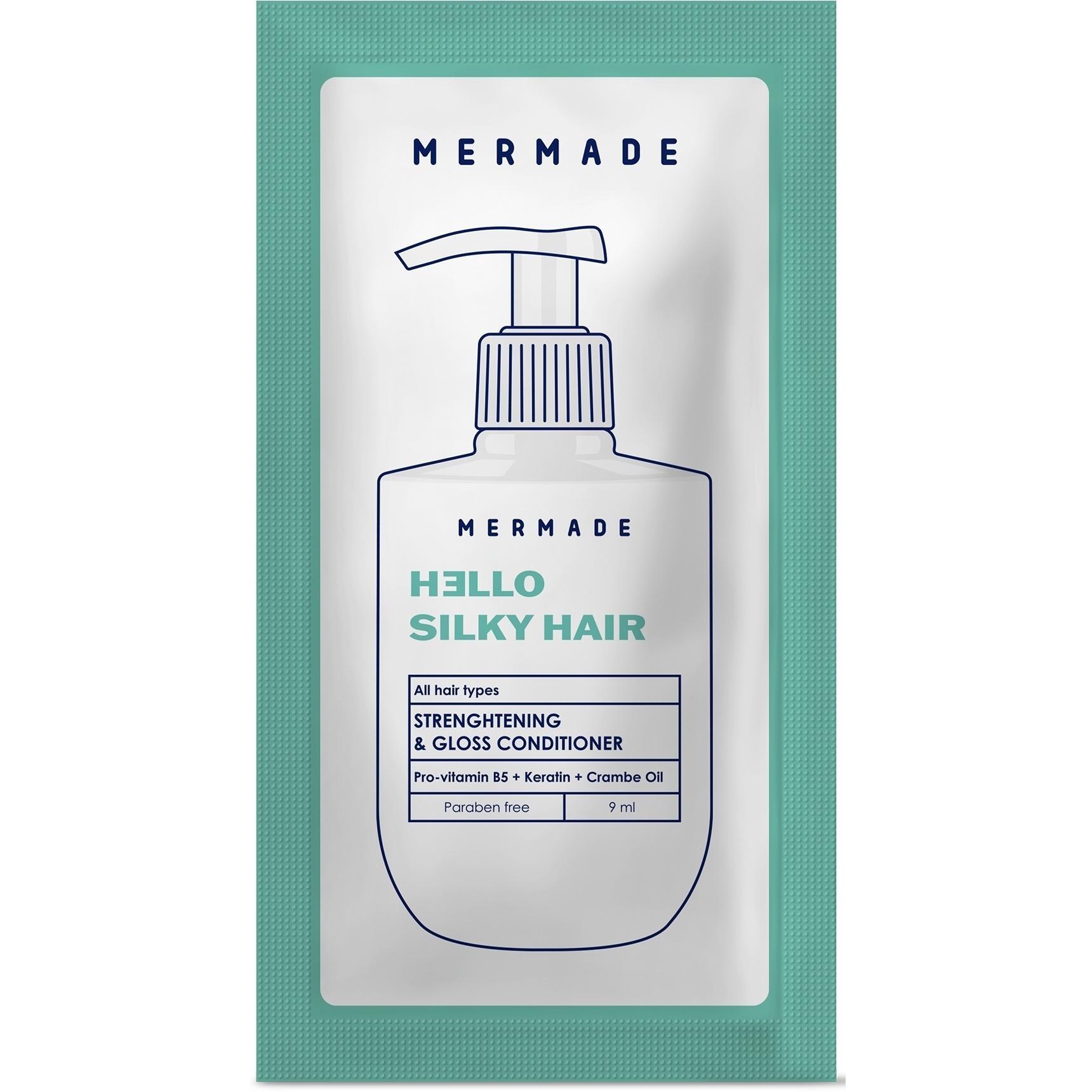 Кондиціонер для зміцнення та сяйва волосся Mermade Keratin & Pro-vitamin B5 9 млфото1