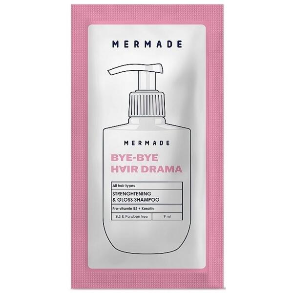 Шампунь для укрепления и блеска волос Mermade Keratin & Pro-vitamin B5 9 мл