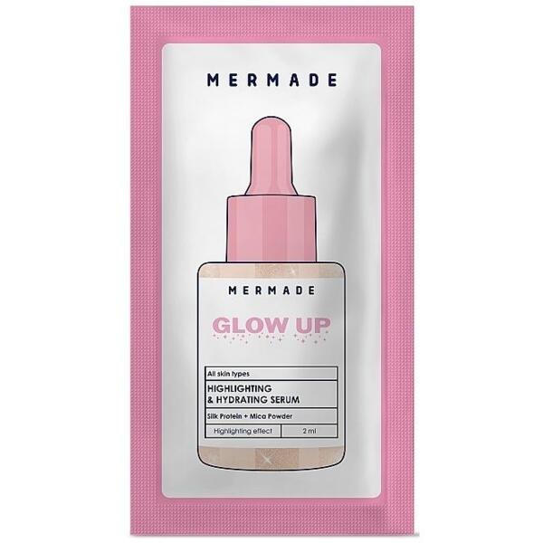 Сыворотка-хайлайтер для лица Mermade Silk protein & Mica 2 мл