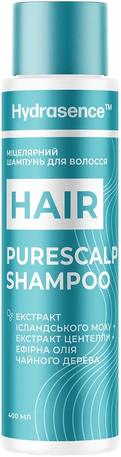 Мицеллярный шампунь для глубокого очищения волос Hydrasence 400 мл фото 1