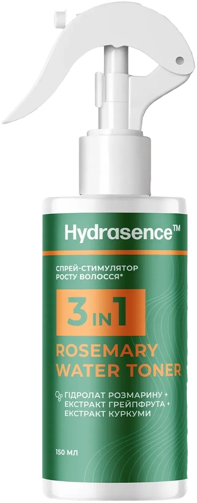 Розмариновий спрей-стимулятор росту волосся 3в1 Hydrasence 150 млфото1