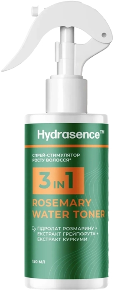 

Розмариновый спрей-стимулятор роста волос 3в1 Hydrasence 150 мл