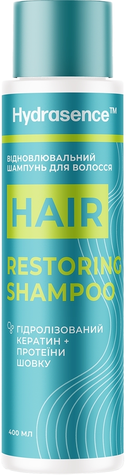 Восстанавливающий шампунь для волос Hydrasence 400 мл фото 1