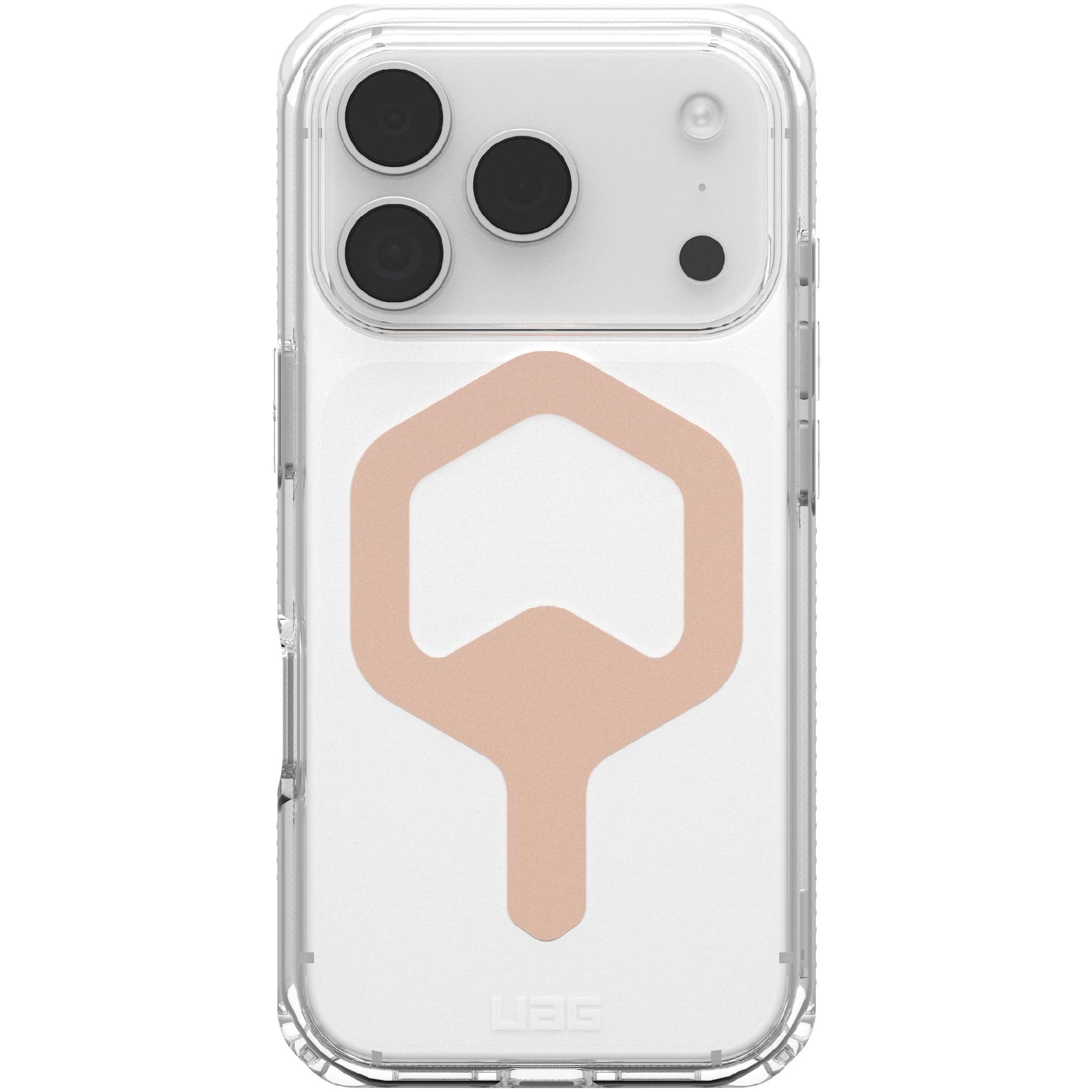 Чехол UAG для Apple iPhone 17 Pro, Plyo MagSafe, Ice/Rose Gold (114529114348) фото 1
