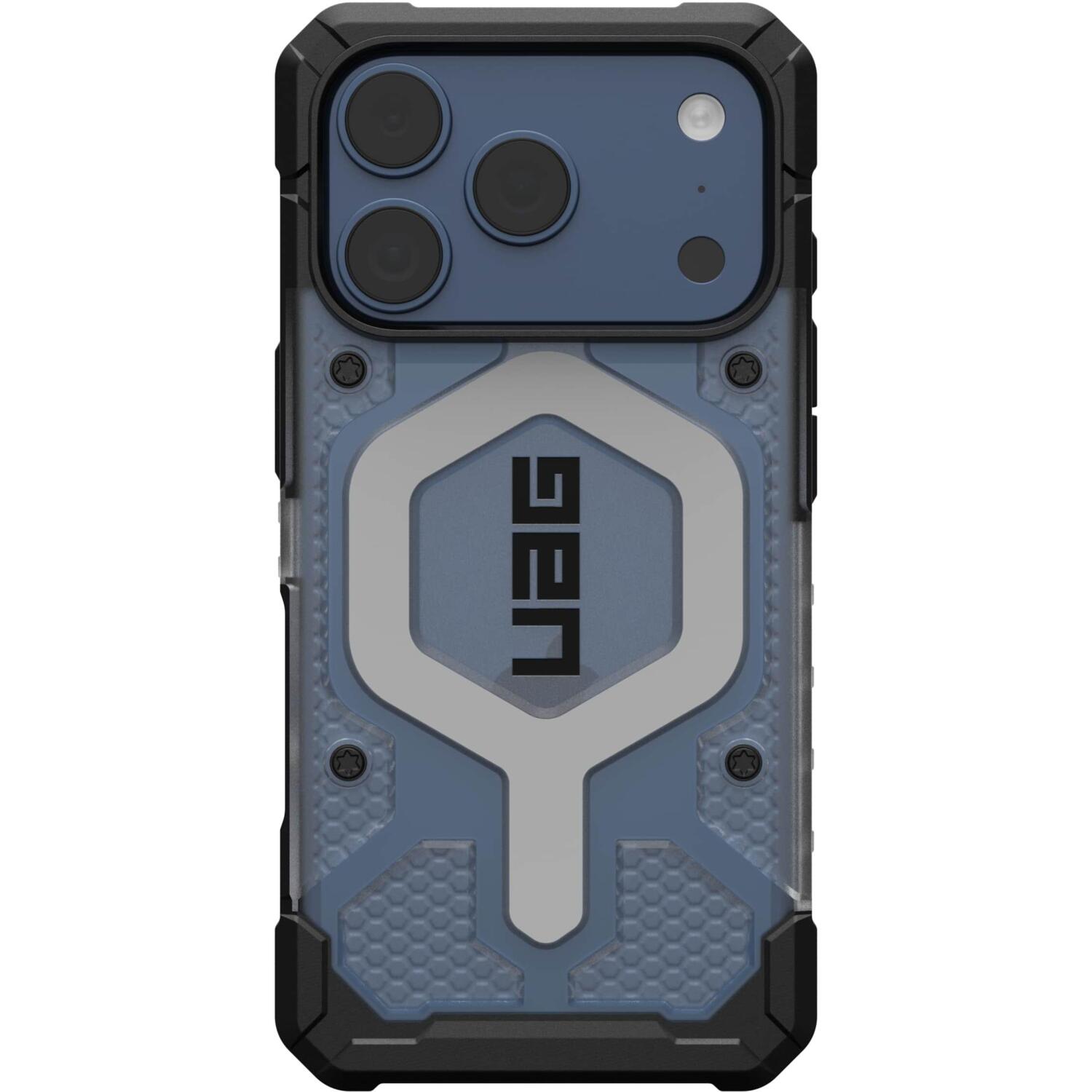 Чохол UAG для Apple iPhone 17 Pro, Pathfinder Clear MagSafe, Ice/Silver (114551114333)фото