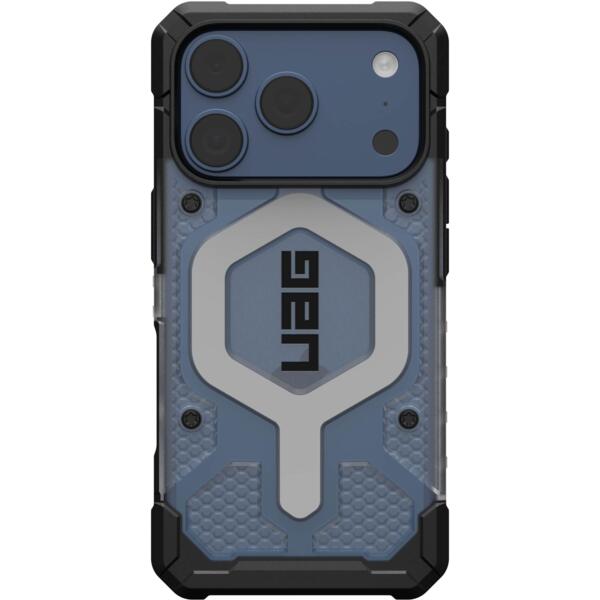 

Чехол UAG для Apple iPhone 17 Pro, Pathfinder Clear MagSafe, Ice/Silver (114551114333)