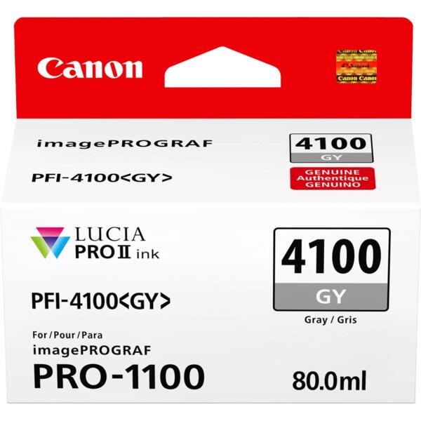 Картридж Canon PFI-4100 imagePROGRAF PRO-1100 Gray (6783C001)